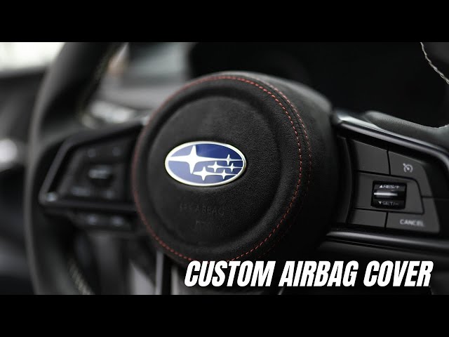 JDMuscle Custom Airbag Cover Installation | 2022+ Subaru WRX