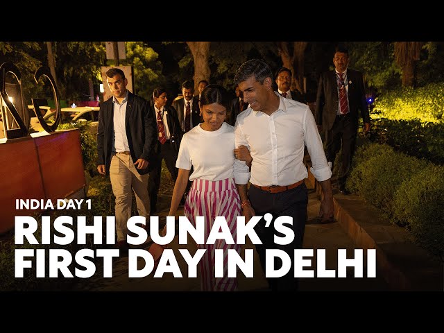 Rishi Sunak's first visit to India as Prime Minister | India Day 1