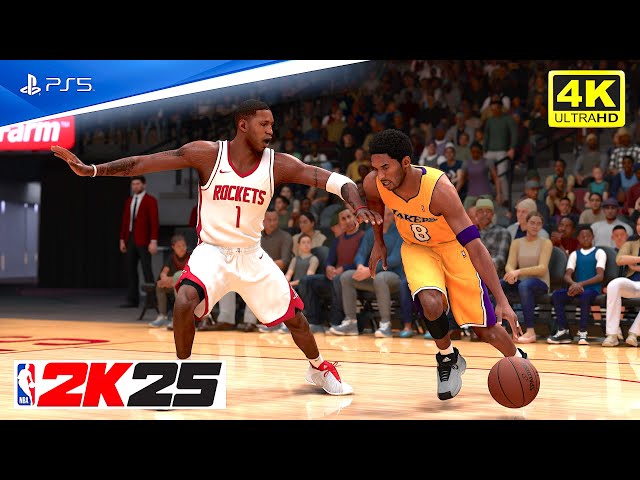 NBA 2K25 Official Full Gameplay - ‘01 Lakers vs ‘08 Rockets Kobe Bryant vs Tracy McGrady [PS5 4K60]