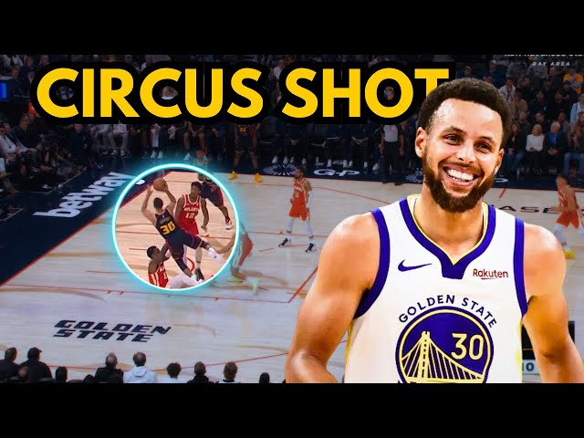 Steph Curry Circus Shot! | Warriors vs Hawks