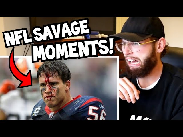 Rugby Player Reacts to NFL Football's MOST SAVAGE MOMENTS!