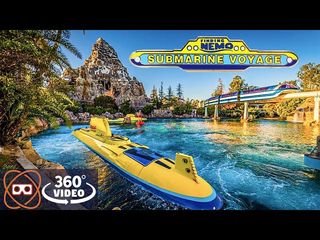 [5K 360] Disneyland Finding Nemo Submarine Ride - Disney 360° POV