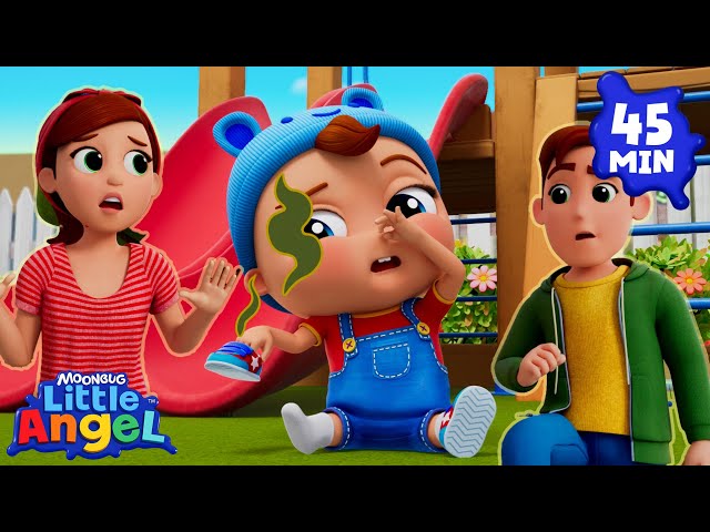 🫧 Super Stinky Shoes - Bubble Time 🫧 | Little Angel | Songs and Cartoons | Best Videos for Babies