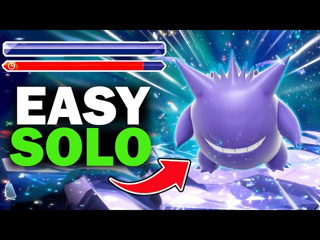 The FASTEST Pokemon BUILD to SOLO 5 Star GENGAR Tera Raid in Scarlet and Violet