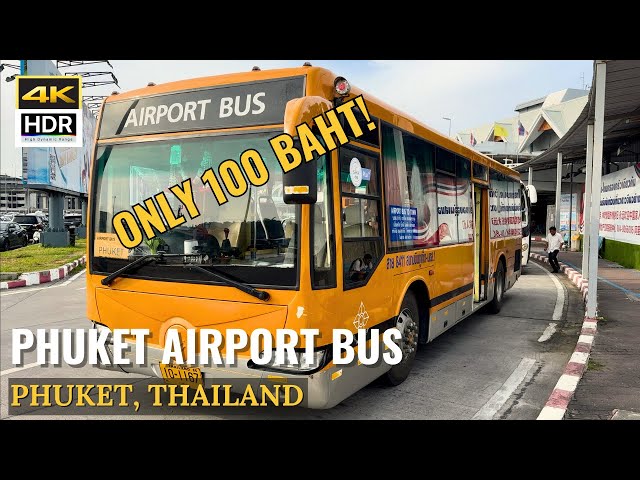 Avoid Scams From Phuket Airport to Phuket Old Town (ENG SUB) | Thailand [4K HDR]