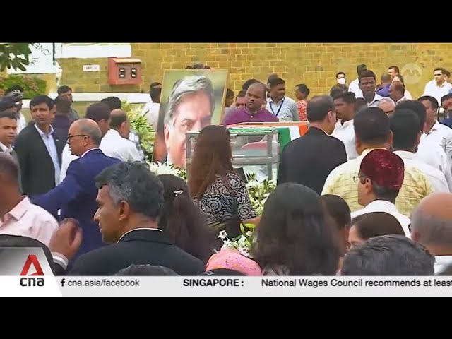 Crowds gather to pay respects to former chairman of Tata Group in India