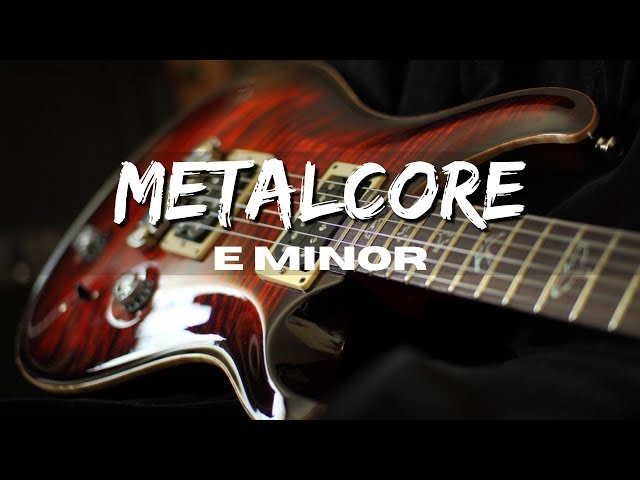 Metalcore Guitar Backing Track In E Minor 3/4