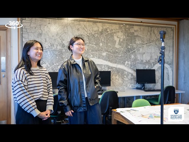 360° tour – Urban Planning students share their favourite spaces on campus | University of Auckland