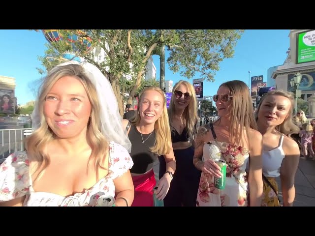 NFL Draft 2022 Las Vegas VR 180 3D Babes n Bros Street Interviews Part 1