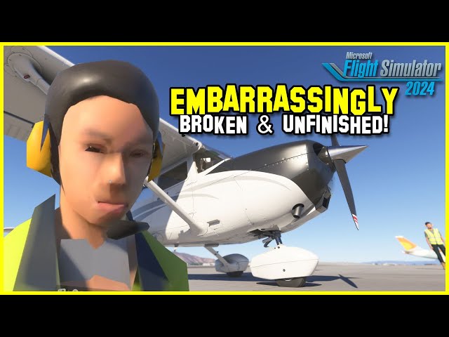 Flight Sim 2024, Broken, Unfinished... FUN!