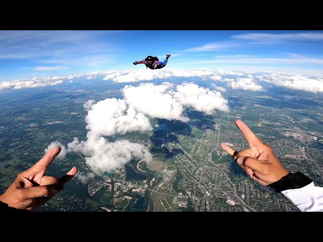 Front & Back Flip | AFF Student Skydive | CAT E2