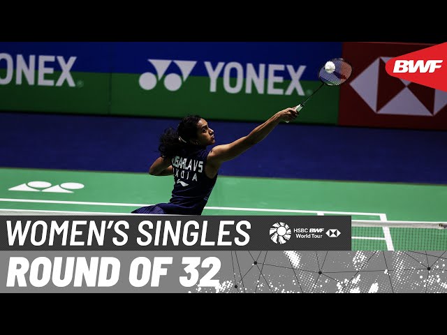 YONEX French Open 2024 | Michelle Li (CAN) vs. Pusarla V. Sindhu (IND) | R32