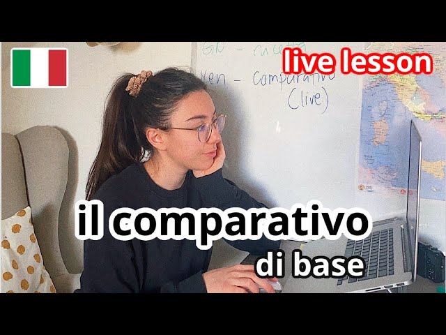 Unlock BASIC Italian Comparative Sentence 🇮🇹 👉  IL COMPARATIVO (A2)