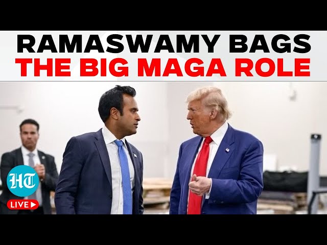 Vivek Ramaswamy News Live: Ramaswamy's Next Big Role In Trump's Cabinet | US News Live| Donald Trump