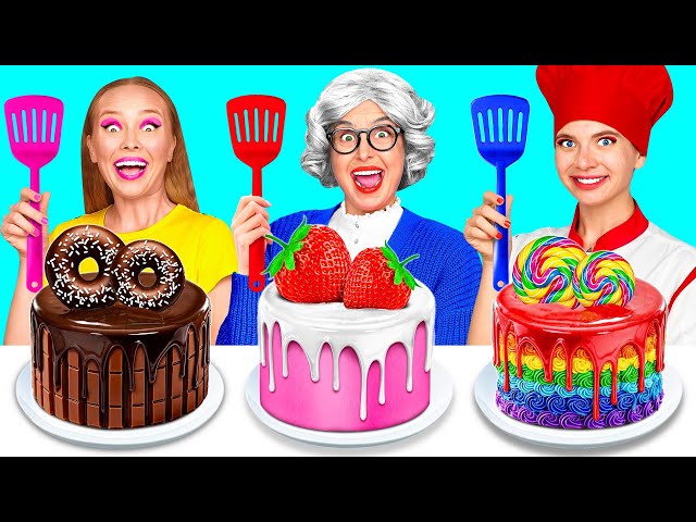 Reto De Cocina Yo vs Abuela | Cocina Sabrosa Hacks de TeenTeam Challenge