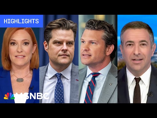 Trump Transition Coverage - Nov. 18 | MSNBC Highlights