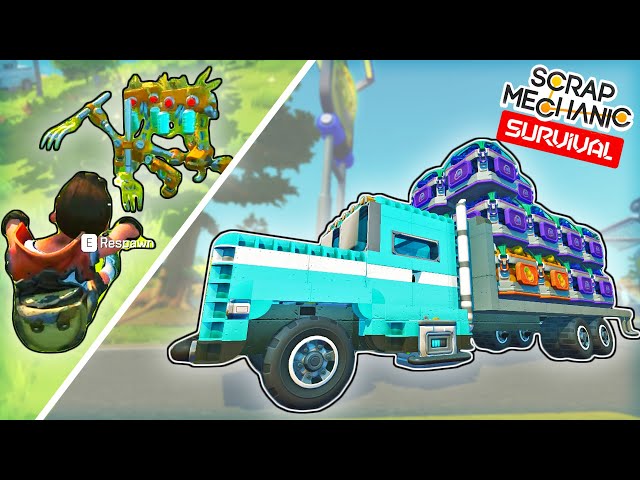 My INTENSE Adventure to FINALLY Get The SPUDGUN! (Scrap Mechanic Survival Ep. 11)