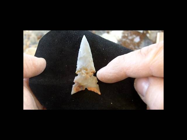 188 - 3/3 Making A Flint Ridge Cahokia Arrowhead Using Abo Tools