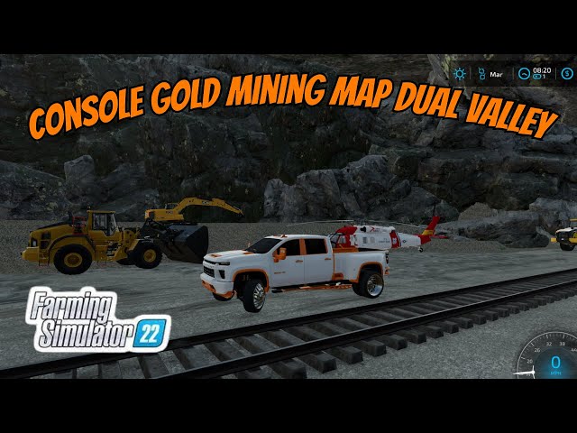 NEW Console Gold Mining MAP Dual Valley | Farming Simulator 22 #fs22 #farmingsimulator22