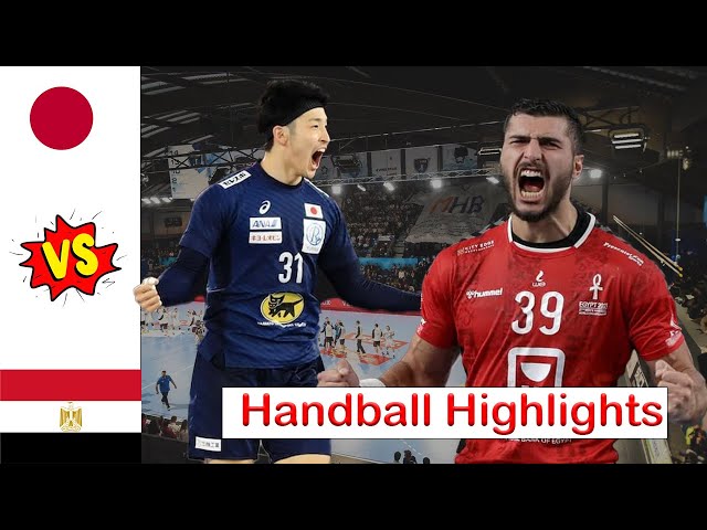 Japan Vs Egypt handball Highlights friendly match  2024