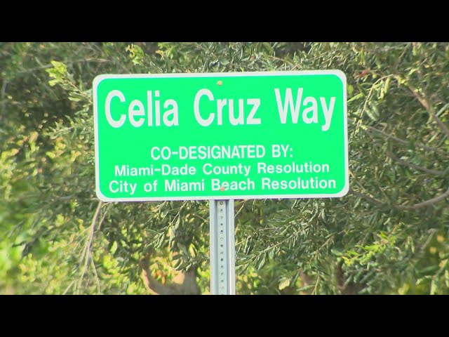 Miami Beach nombre calle en honor a Celia Cruz