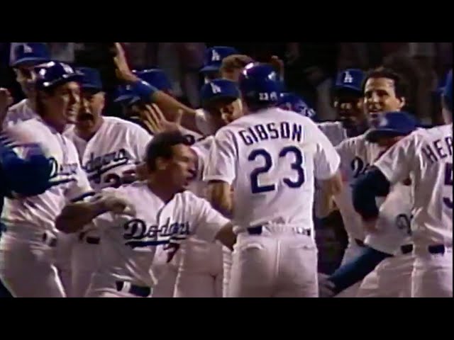 Vin Scully calls Kirk Gibson's legendary 1988 World Series Game 1 game-winning homer (Full at-bat)