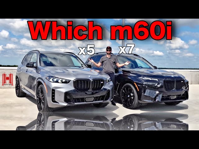 2025 BMW x5 m60i vs BMW x7 m60i Which One is Better :All Specs &Test Drive