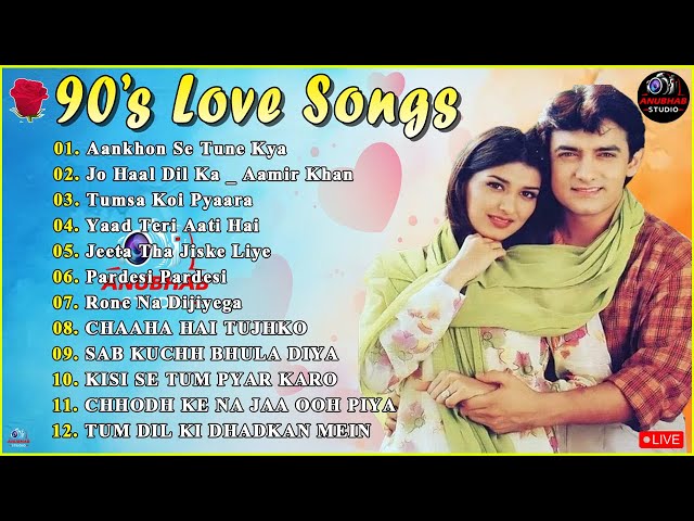 90’S Old Hindi Sad Songs Udit Narayan, Kumar Sanu & Alka Yagnik Love Song #90severgreen #bollywood