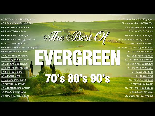 The Most Of Melody Evergreen Love Songs Playlist Ever 🍒 All Time Favorite Best Love Song Cruisin