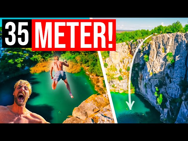 NEUER DEUTSCHER REKORD! | Flo jagt sich in eine IRRE Katze! | Klippenspringen in Frankreich 🇫🇷