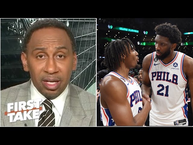 FIRST TAKE | 76ers are DONE! - Stephen A. on Tyrese Maxey challenged Embiid during a team meeting