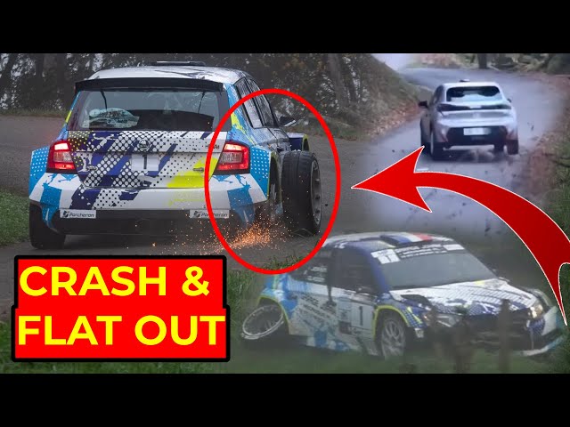 🇫🇷 Rallye de l'Epine | CRASH & Crazy FLAT OUT Show | Highlights