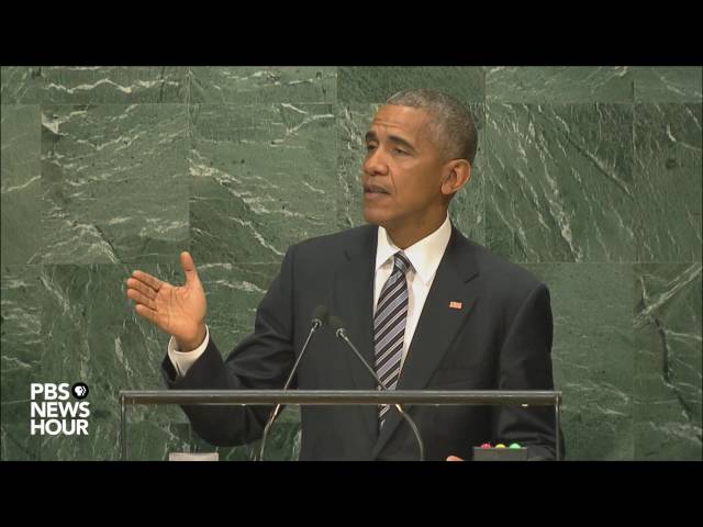 Watch President Obama deliver his final speech at United Nations