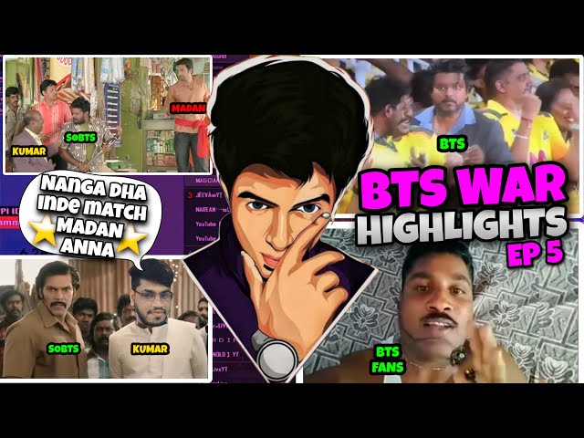 BTS War Highlights  | Ep-5 | #bgmi  #bgmilive  #madanop  #madan  #bts