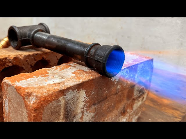 DIY Simple Propane Forge Burner 🔥 Legendary Frosty T Burner 1/2 & 3/4