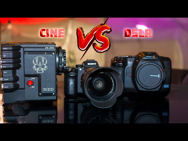 Caméra Cinéma ou DSLR ? Comparatif RED Helium 8K, Sony A7R III et Blackmagic Pocket 6K Pro