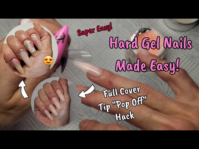 HARD BUILDER GEL NAILS! | USING FULL COVER TIPS AS DUAL FORMS? | VENALISA