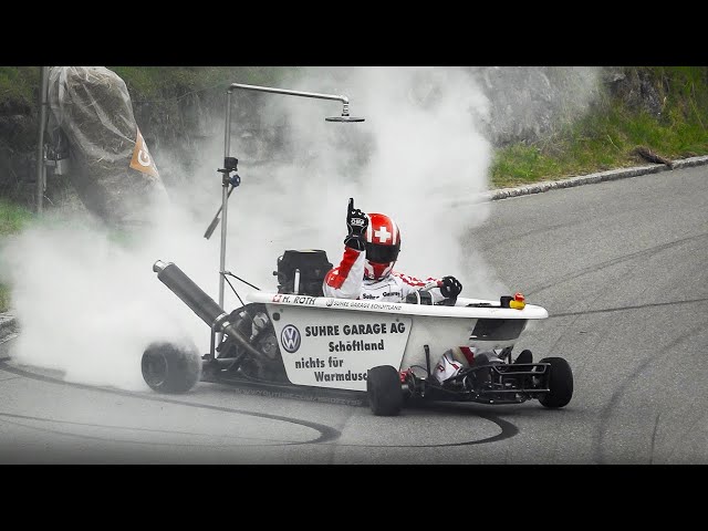 Bergrennen Hemberg 2024: Swiss Hillclimb Pure Sounds & Show - Delta S4, SLK340 Judd, Bathtub Kart!