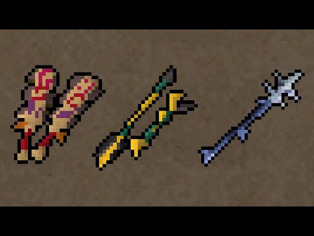 Runescape got new weapons to PK with today