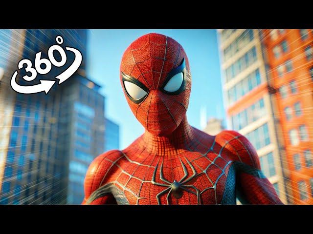 360° Meeting Spider-Man: I Witnessed His Battle!