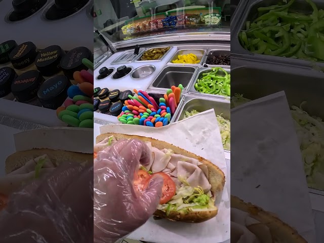 Subway Sandwiches POV Turkey Bacon Avocado Herb and Cheese Bread