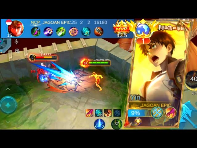 build yin tersakit 2024 !! one hit - mobile legends