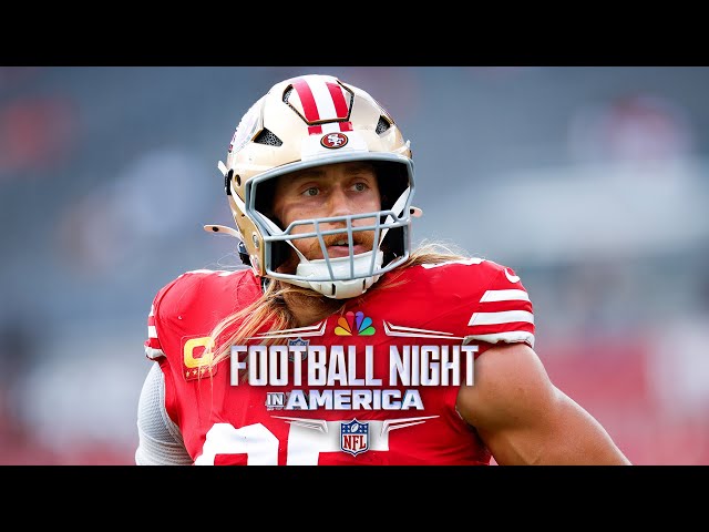 George Kittle FaceTimes Chris Simms to explain McCaffrey's aura | FNIA | NFL on NBC (FULL INTERVIEW)