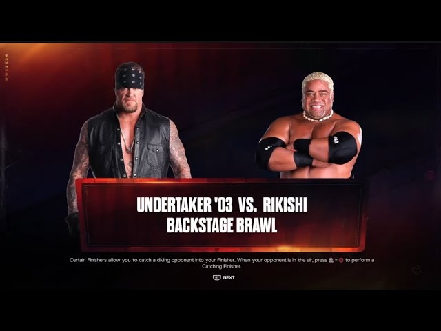 UNDERTAKER VS RIKISHI BACKSTAGE BRAWL|WWE 2K24 GAMEPLAY