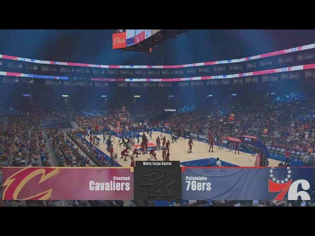 NBA 2K24 Gameplay - Cleveland Cavaliers vs Philadelphia 76ers (4K 60FPS)