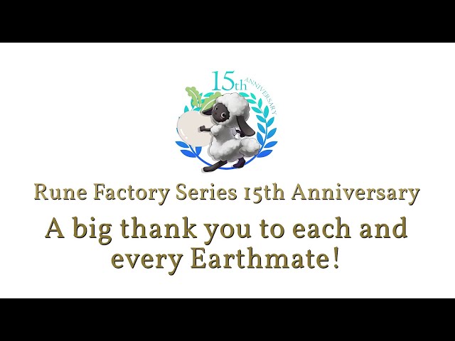 Rune Factory - 15th Anniversary Trailer (ENGLISH)