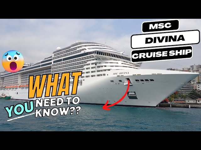 MSC Divina Cruise Ship | What you Need to know before boarding cruise ship⁉️