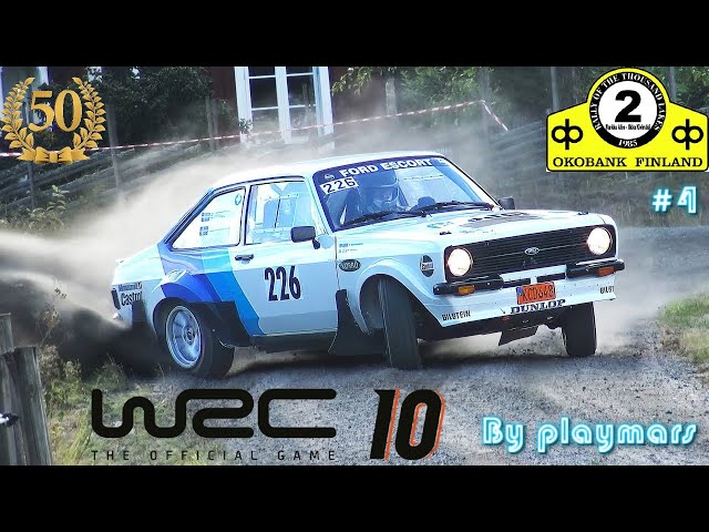 #4🏁🚗| Wrc 50 aniversario| Rallye de Finlandia 1981- 1000 Lagos Ford Escort MKII Grupo 4| By Playmars