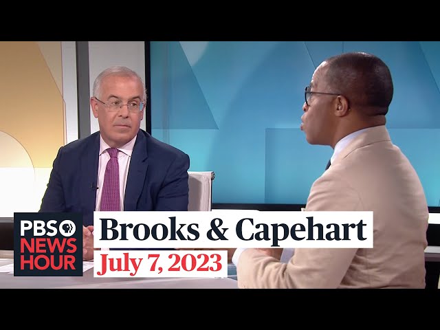 Brooks and Capehart on cluster munitions for Ukraine, Trump's grip on Republican voters