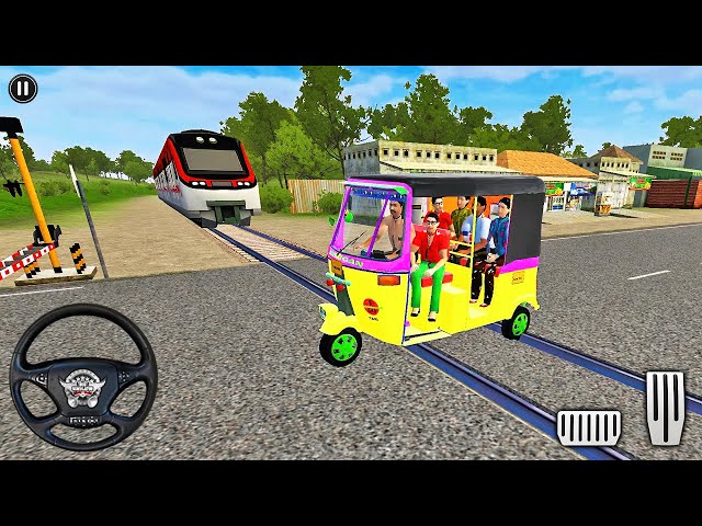 Indian Tuk Tuk Auto Rickshaw Driving - Bus Simulator Indonesia - Android Gameplay